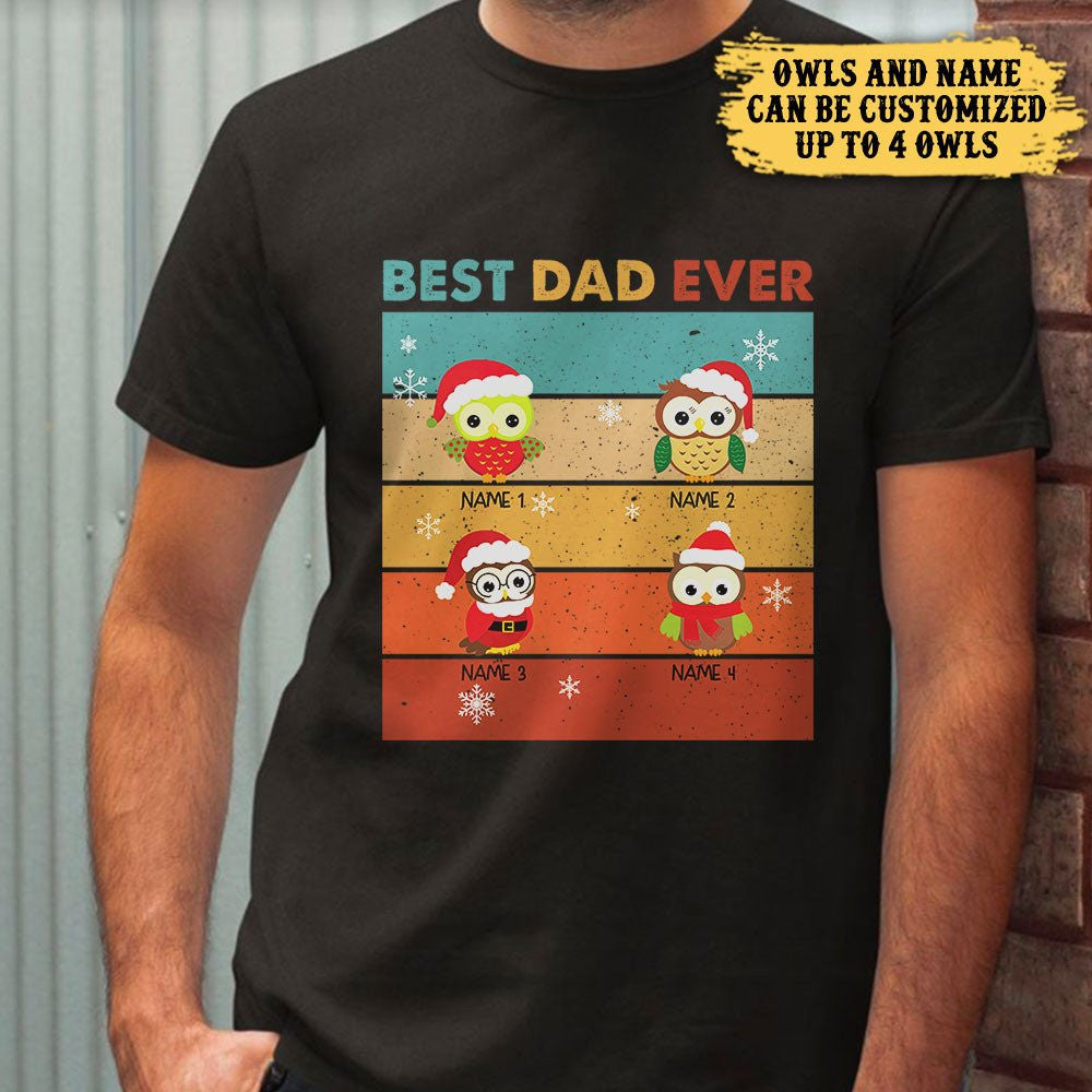 Best Owls Dad Ever - Personalized Shirtwdwq eqw easdasd Best Owls Dad Ever - Personalized Shirtewq wqe wqeaadk.