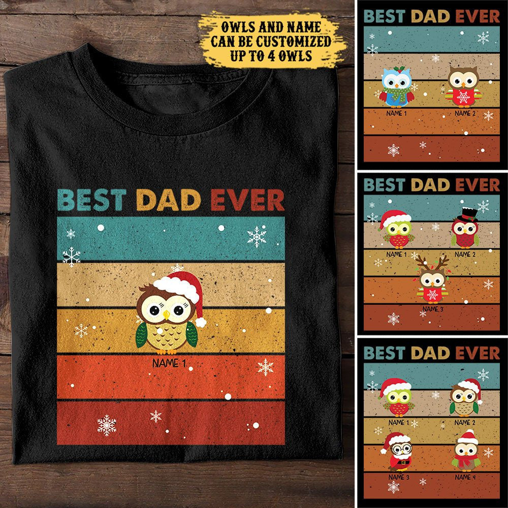 Best Owls Dad Ever - Personalized Shirtwdwq eqw easdasd Best Owls Dad Ever - Personalized Shirtewq wqe wqeaadk.