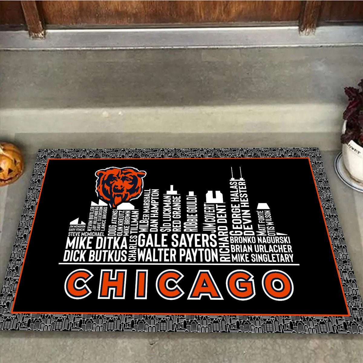 Chicago Skyline - Anti Slip Indoor Doormat