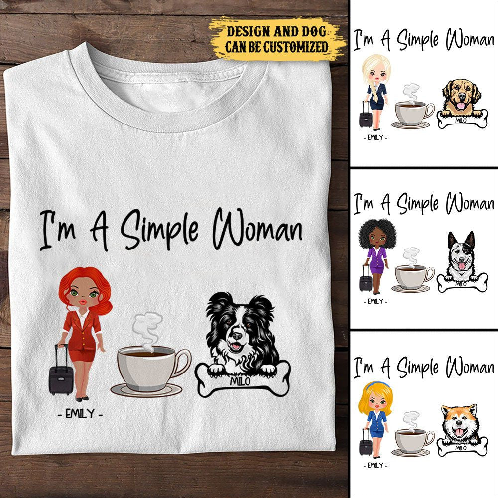 Personalized I'm A Simple Woman Flight Attendant Shirtwdwq eqw easdasd Personalized I'm A Simple Woman Flight Attendant Shirtewq wqe wqeaadk.