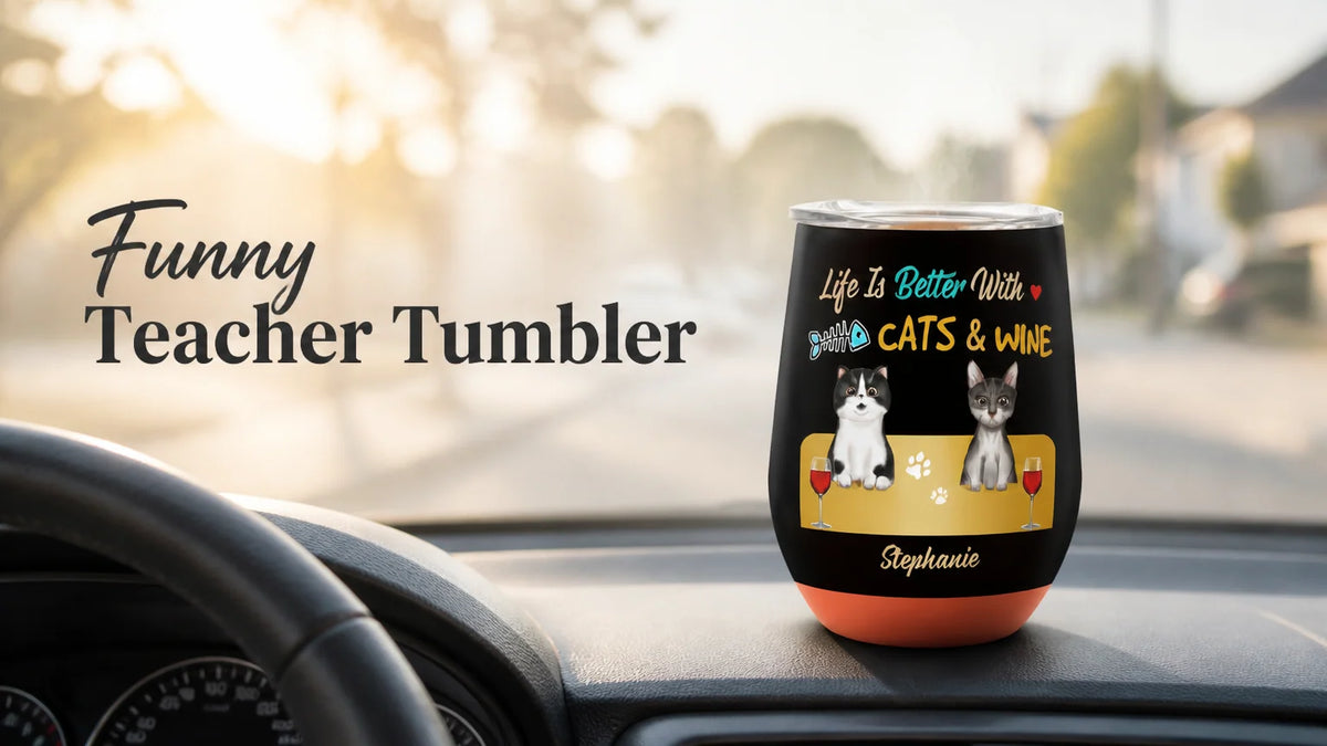 Best Funny Teacher Tumbler for Commuting Teachers Who Need Hot Coffee