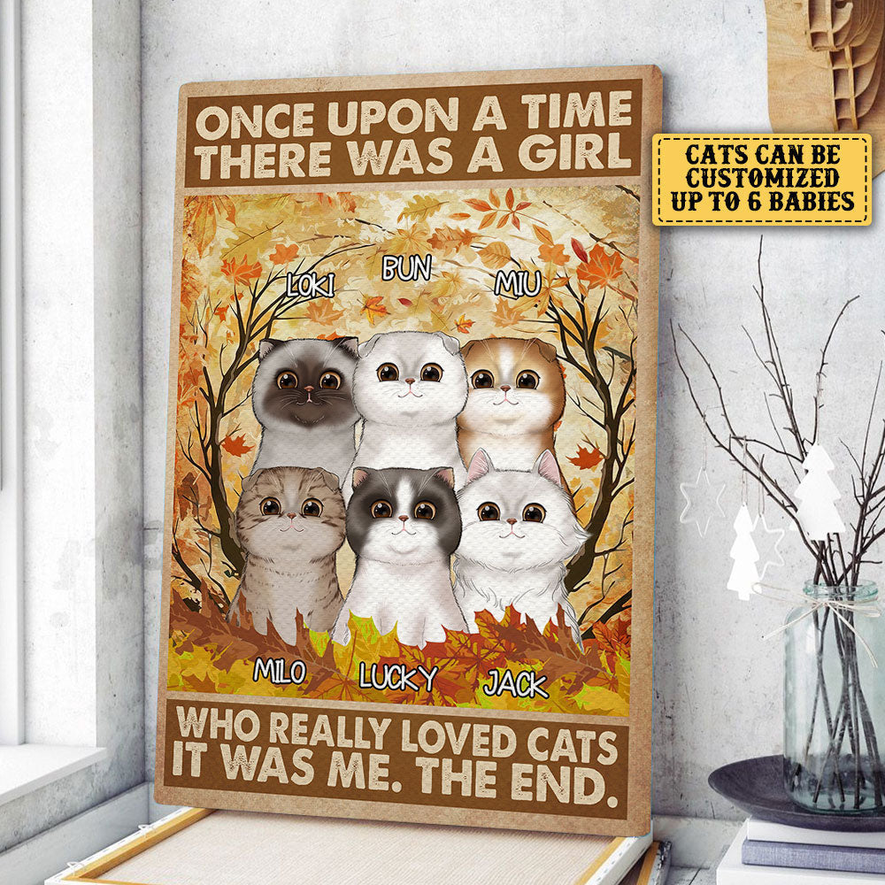 Personalized Once Up A Time There Was A Girl Who Really Loved Cats Poster & Canvaswdwq eqw easdasd Personalized Once Up A Time There Was A Girl Who Really Loved Cats Poster & Canvasewq wqe wqeaadk.