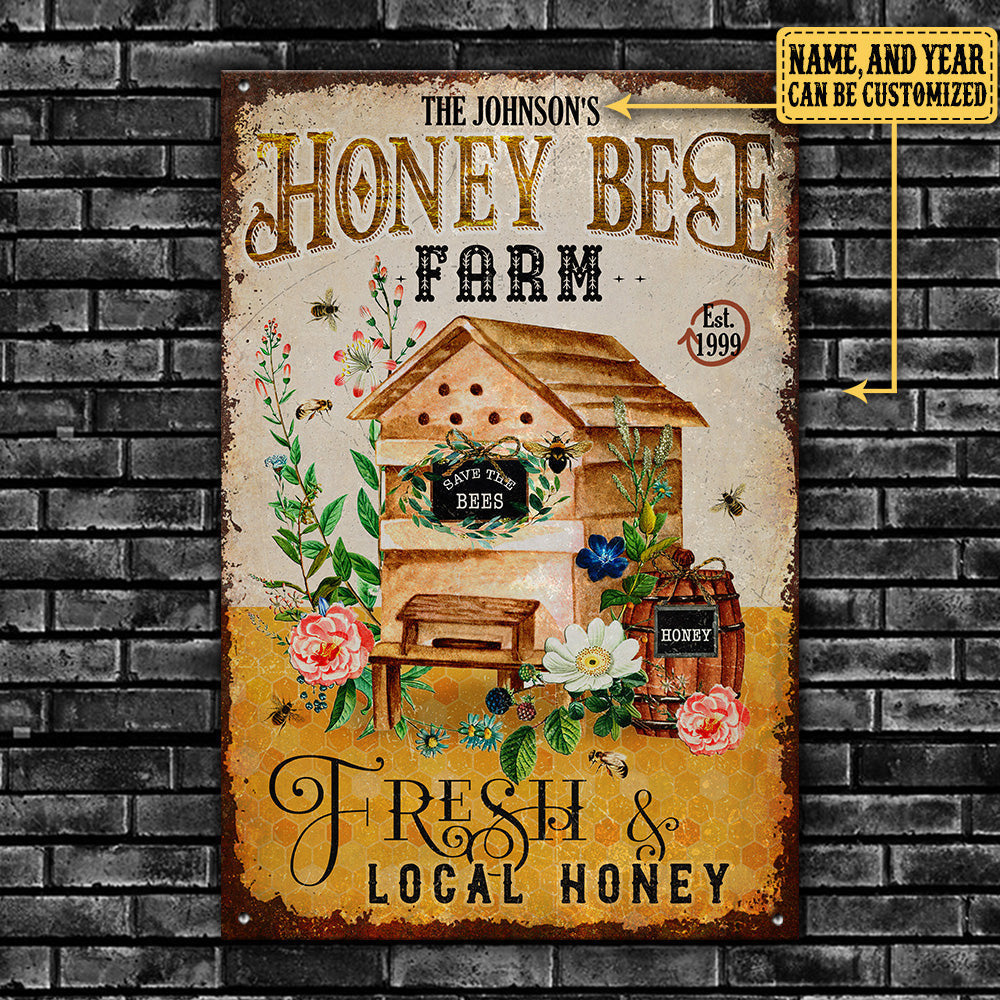 Personalized Honey Bee Farm Fresh Local Honey Metal Signwdwq eqw easdasd Personalized Honey Bee Farm Fresh Local Honey Metal Signewq wqe wqeaadk.