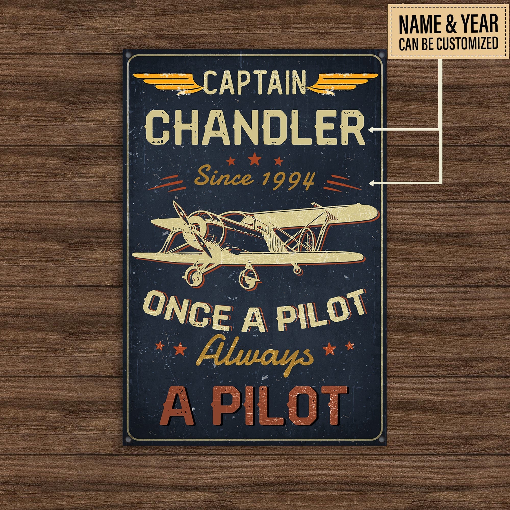 Personalized Once A Pilot Always A Pilot Caption Metal Signwdwq eqw easdasd Personalized Once A Pilot Always A Pilot Caption Metal Signewq wqe wqeaadk.