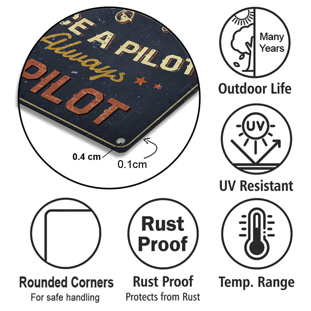 Personalized Once A Pilot Always A Pilot Caption Metal Signwdwq eqw easdasd Personalized Once A Pilot Always A Pilot Caption Metal Signewq wqe wqeaadk.
