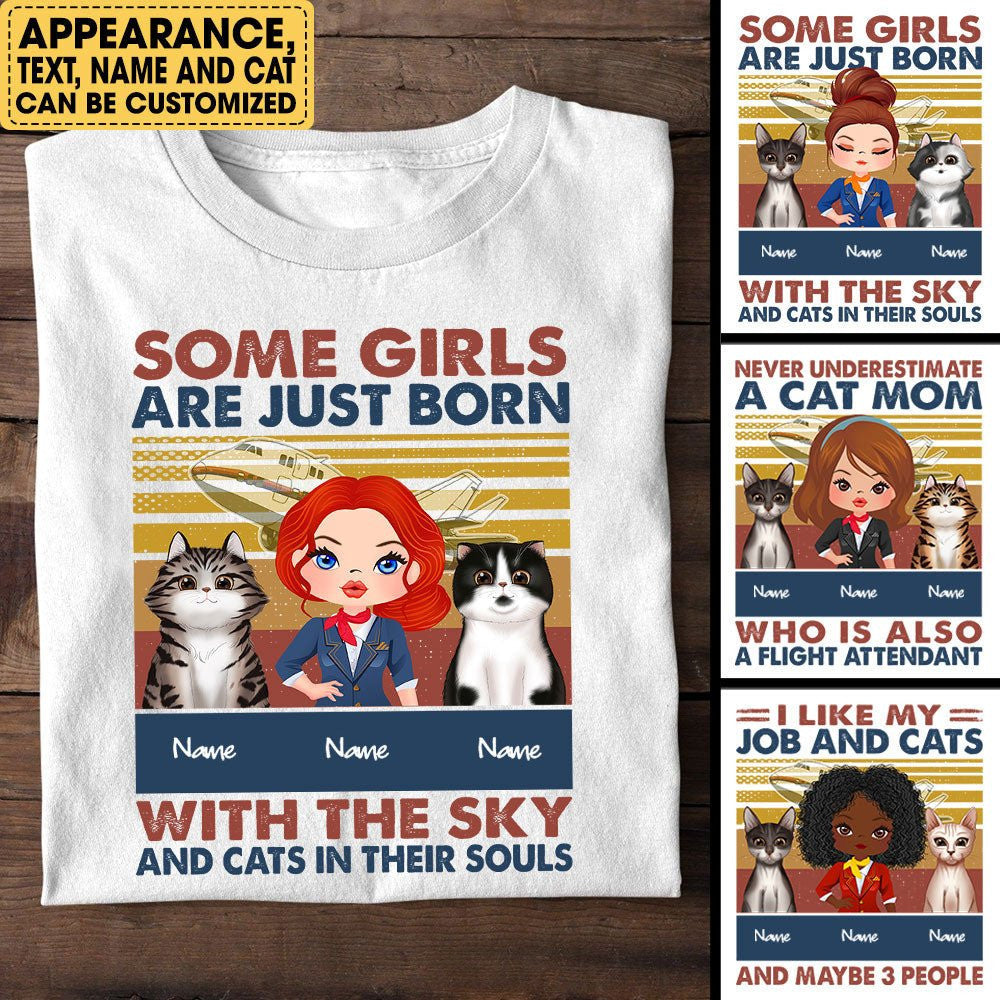 Flight Attendants Love Cats - Personalized Flight Attendant Shirtwdwq eqw easdasd Flight Attendants Love Cats - Personalized Flight Attendant Shirtewq wqe wqeaadk.
