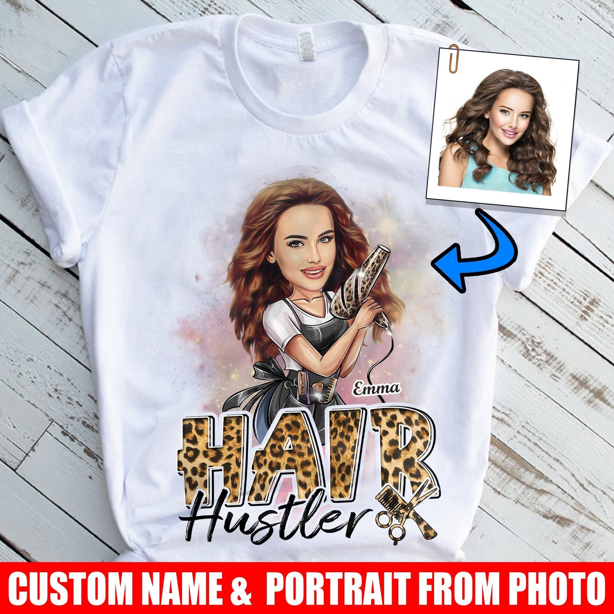 Hair Hustler Custom Hairstylist - Custom Name & Portrait From Photowdwq eqw easdasd Hair Hustler Custom Hairstylist - Custom Name & Portrait From Photoewq wqe wqeaadk.