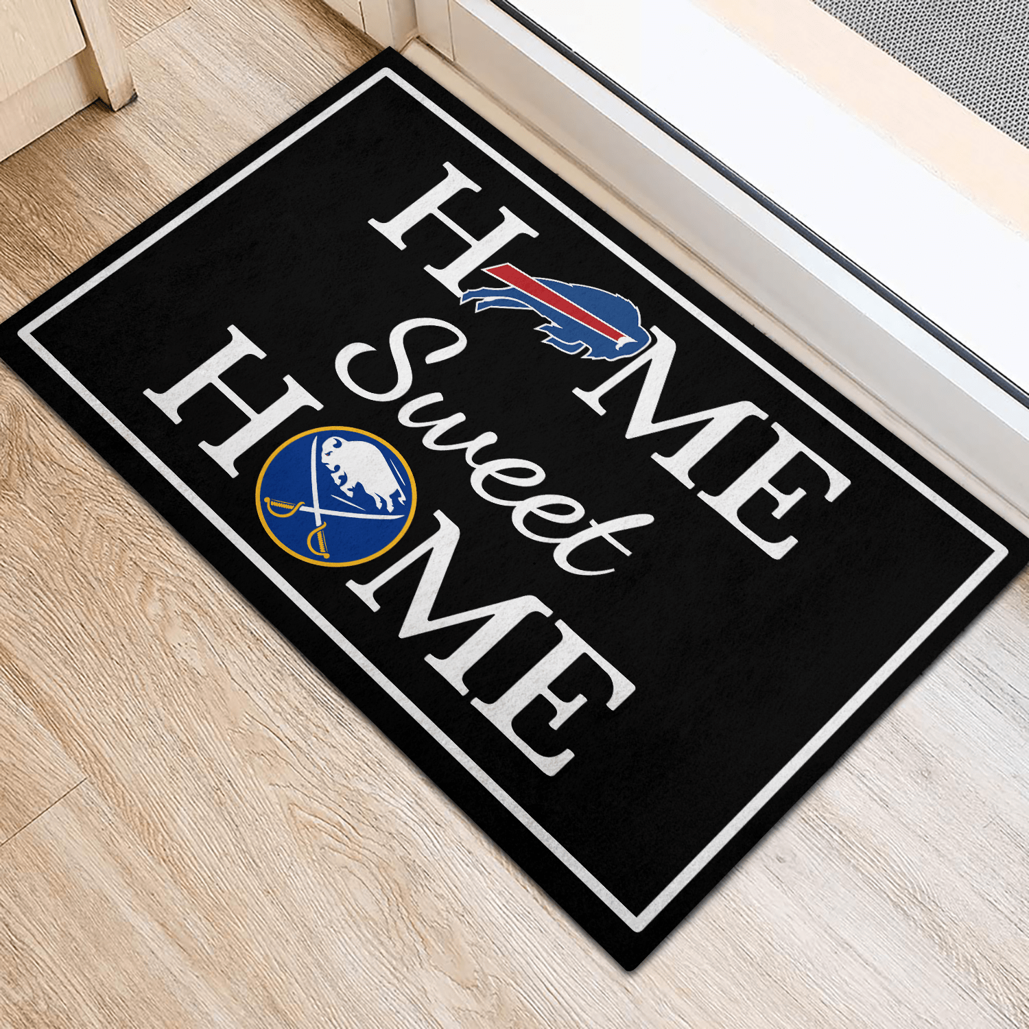 Home Sweet Home - Buffalo Football And Hockey - Anti Slip Indoor Doormatwdwq eqw easdasd Home Sweet Home - Buffalo Football And Hockey - Anti Slip Indoor Doormatewq wqe wqeaadk.