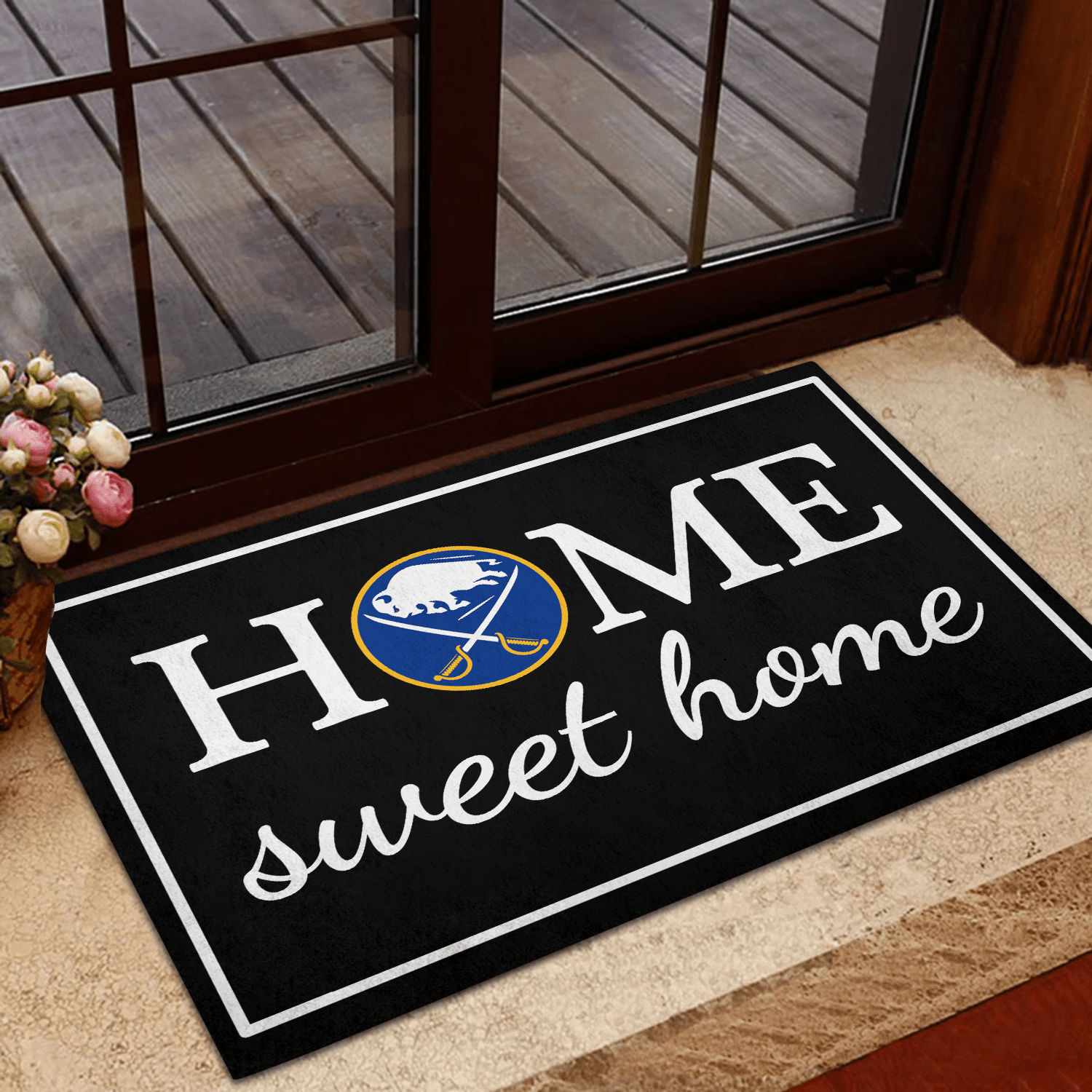 Home Sweet Home -Buffalo SBR Hockey - Anti Slip Indoor Doormatwdwq eqw easdasd Home Sweet Home -Buffalo SBR Hockey - Anti Slip Indoor Doormatewq wqe wqeaadk.