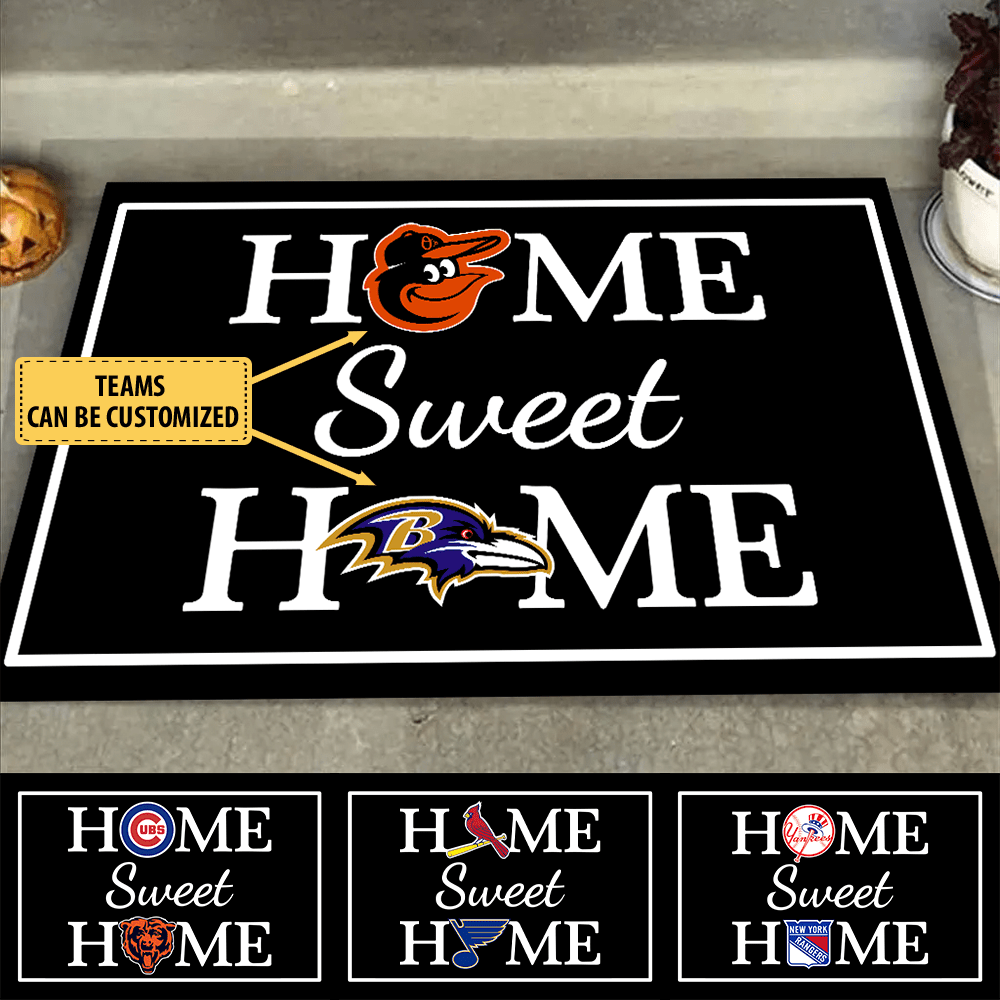 Home Sweet Home Customized Doormat - Anti Slip Indoor Doormat (v12)