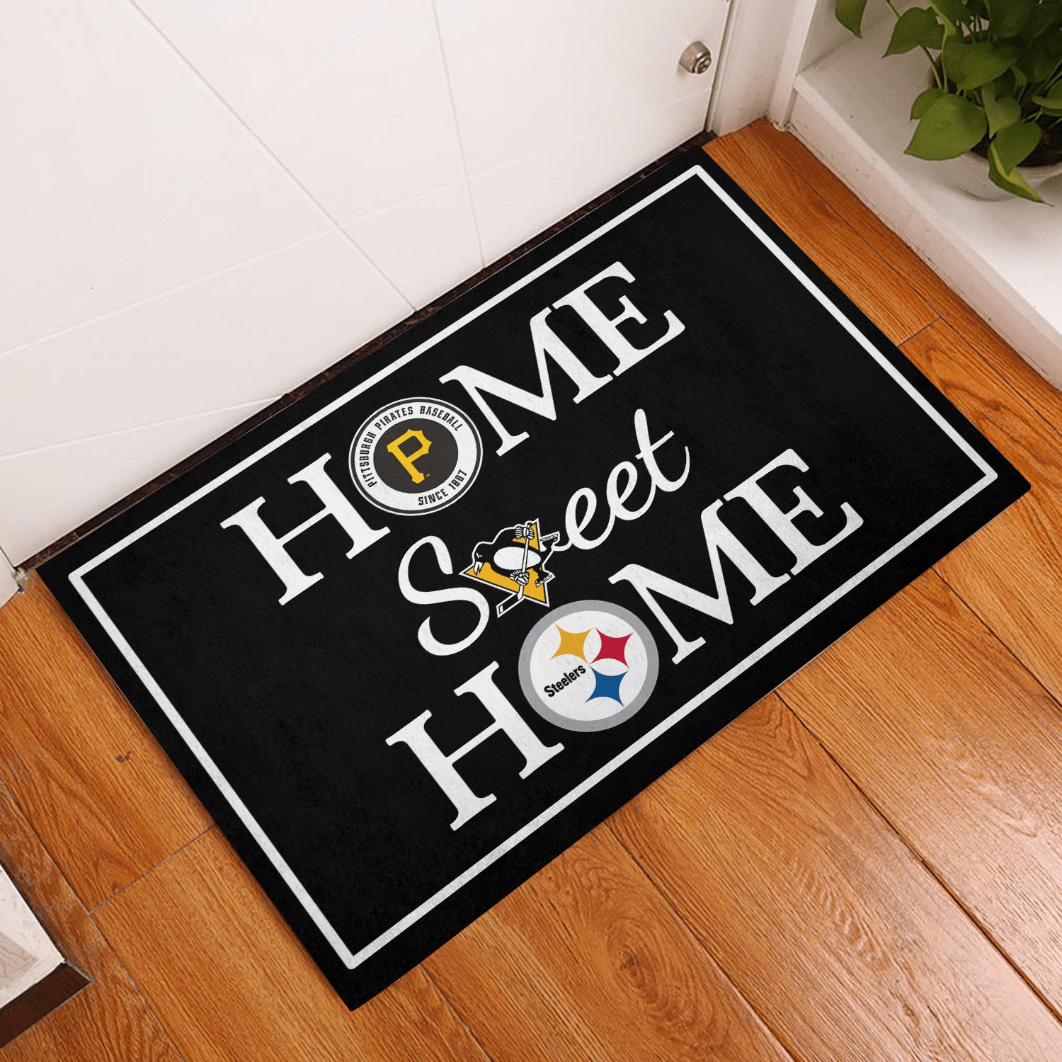 Home Sweet Home - Customized Doormat For Chuck Yablonski - Anti Slip Indoor Doormat