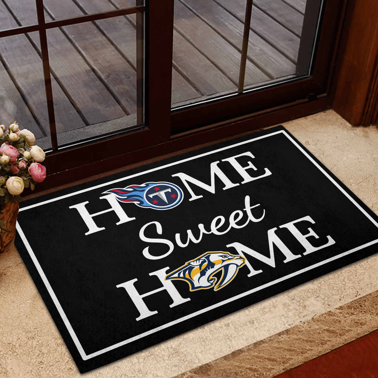 Home Sweet Home - Tennessee TT And Nashville PRDT - Anti Slip Indoor Doormat