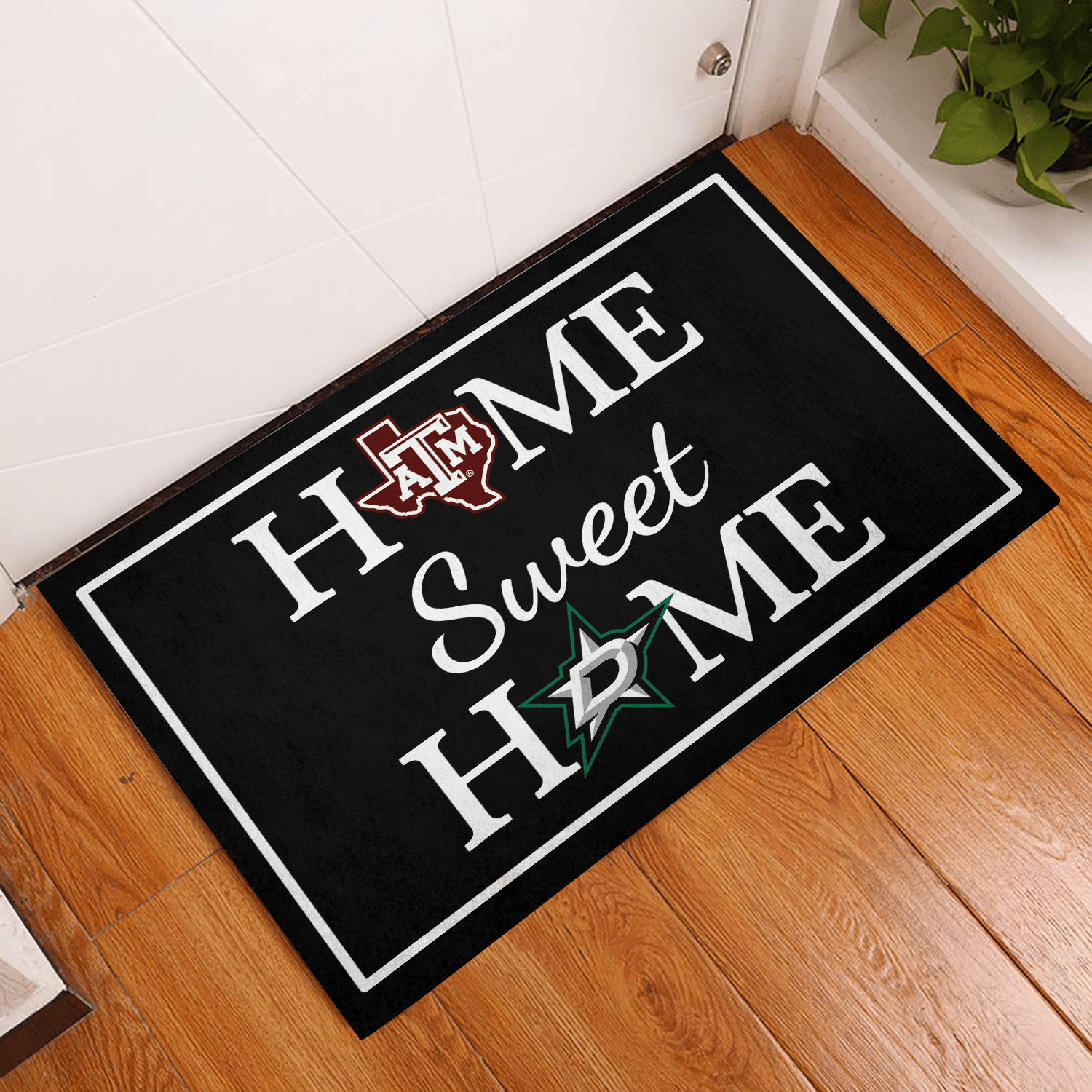 Home Sweet Home - Texas Baseball and Dallas Hockey - Anti Slip Indoor Doormatwdwq eqw easdasd Home Sweet Home - Texas Baseball and Dallas Hockey - Anti Slip Indoor Doormatewq wqe wqeaadk.