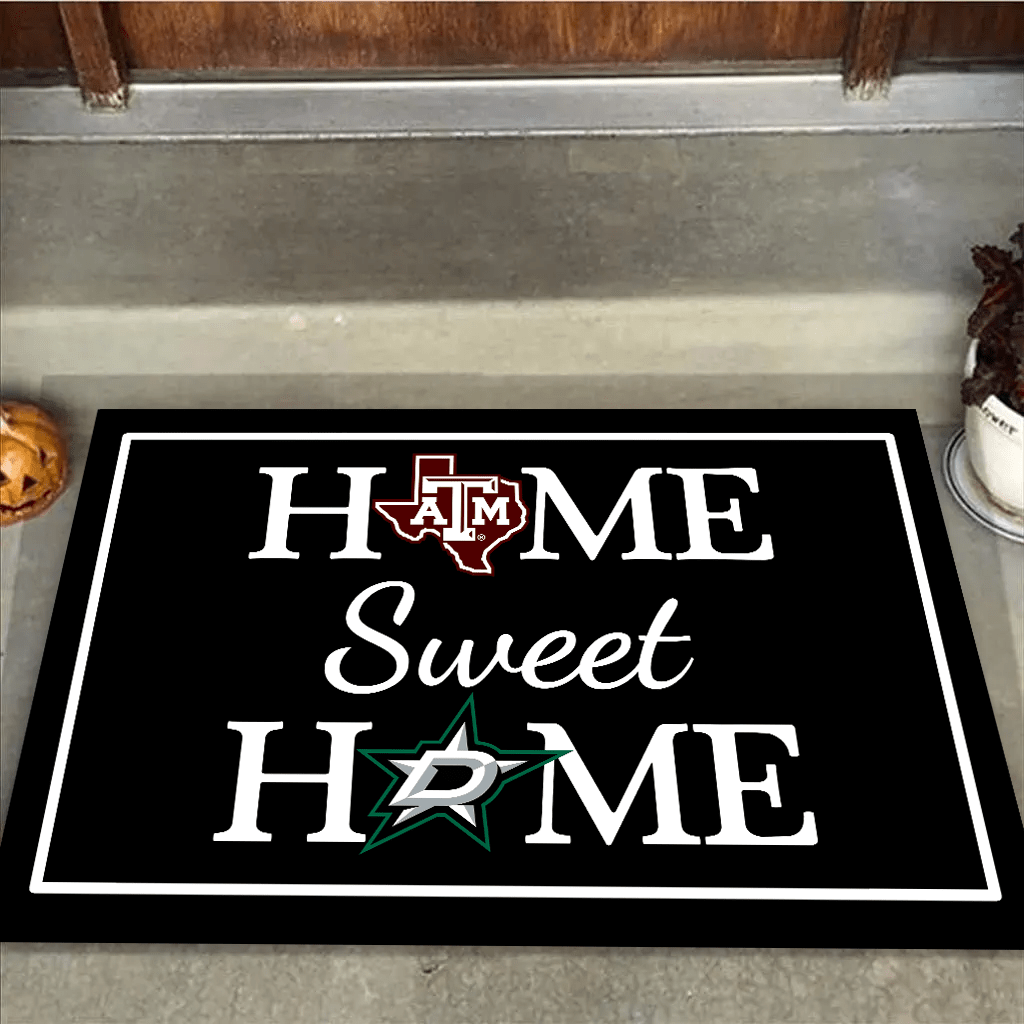 Home Sweet Home - Texas Baseball and Dallas Hockey - Anti Slip Indoor Doormatwdwq eqw easdasd Home Sweet Home - Texas Baseball and Dallas Hockey - Anti Slip Indoor Doormatewq wqe wqeaadk.
