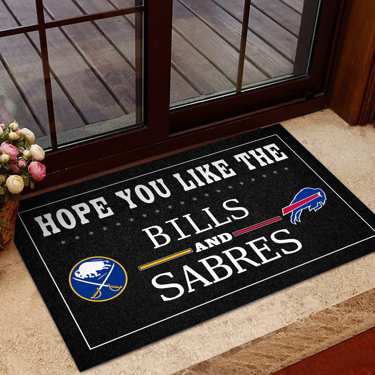 Hope You Like Buffalo B And SB - Anti Slip Indoor Doormat