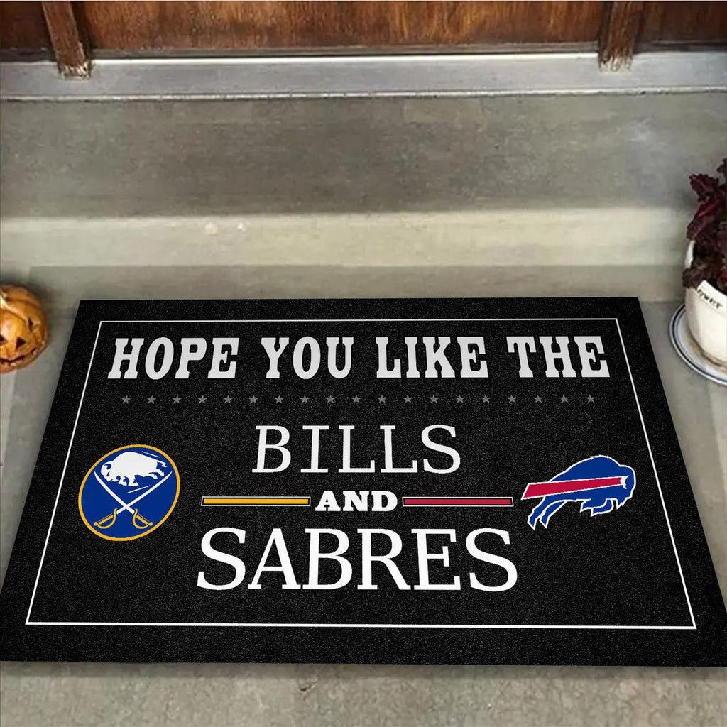 Hope You Like Buffalo B And SB - Anti Slip Indoor Doormat