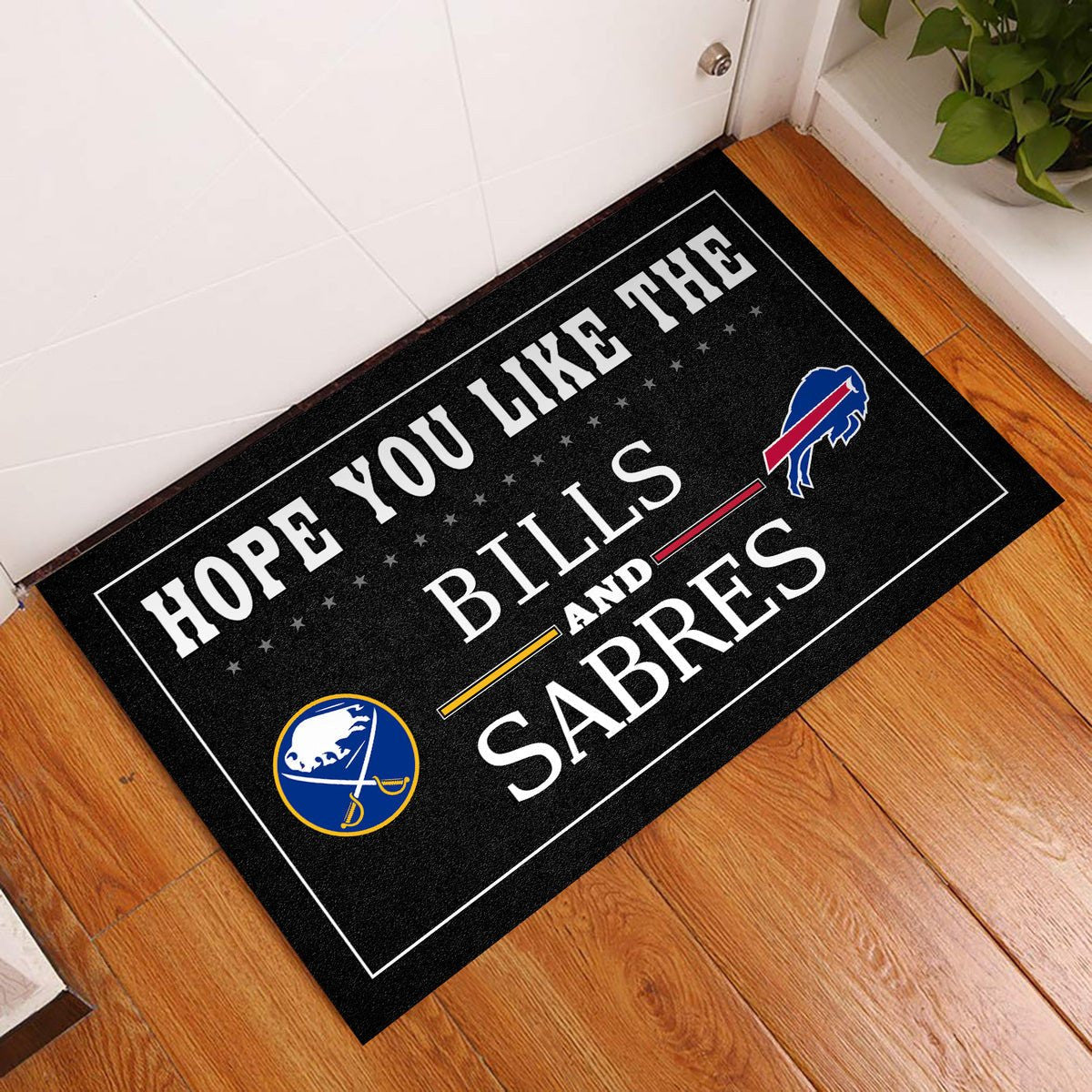 Hope You Like Buffalo B And SB - Anti Slip Indoor Doormat