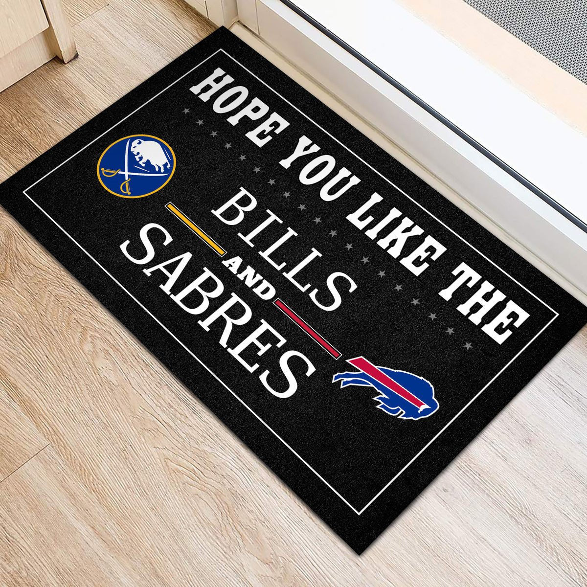 Hope You Like Buffalo B And SB - Anti Slip Indoor Doormat