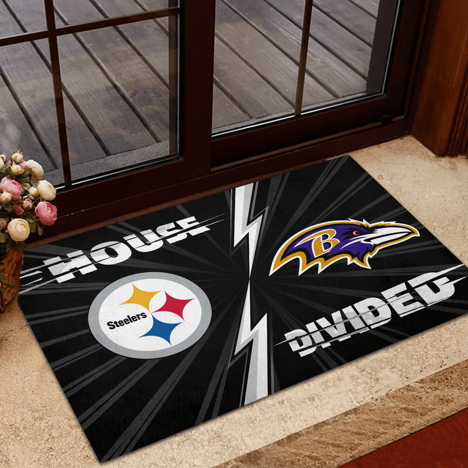House Divided - Customized Doormat - Anti Slip Indoor Doormat (Version3)