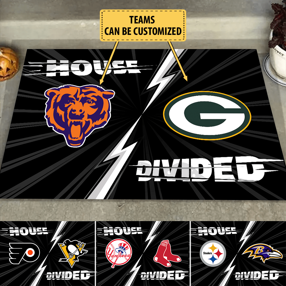 House Divided - Customized Doormat - Anti Slip Indoor Doormat (Version3)