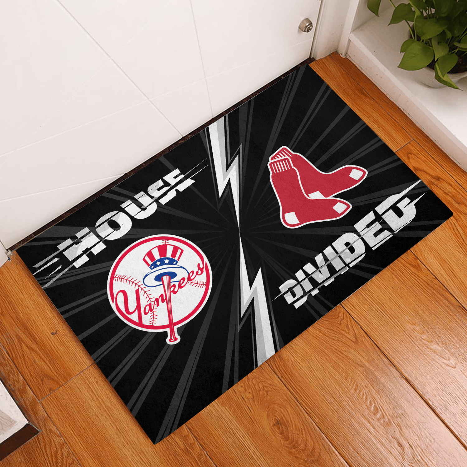House Divided - Customized Doormat - Anti Slip Indoor Doormat (Version3)