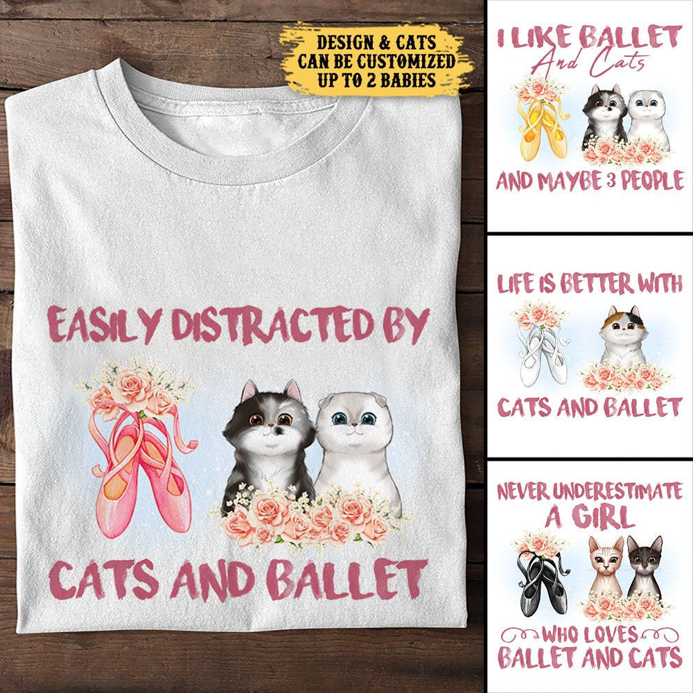 I Like Ballet And Cats - Personalized Shirtwdwq eqw easdasd I Like Ballet And Cats - Personalized Shirtewq wqe wqeaadk.