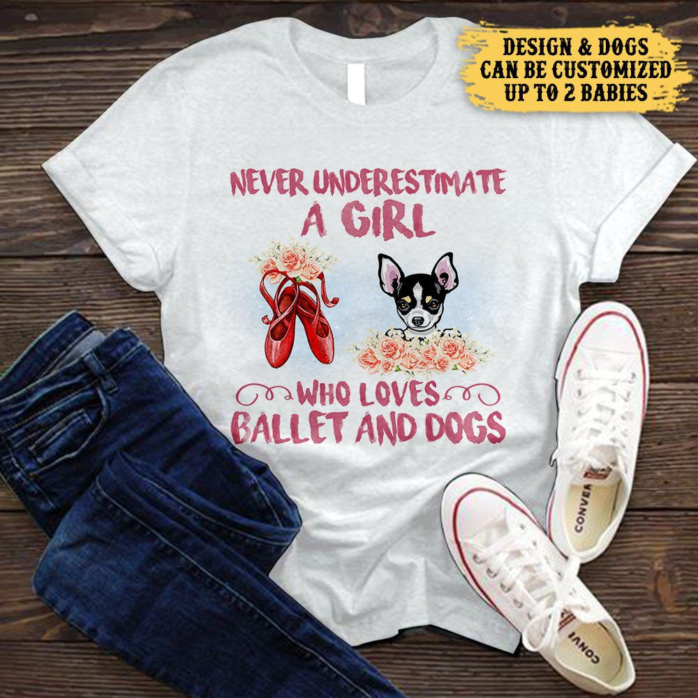 I Like Ballet And Dogs - Personalized Shirtwdwq eqw easdasd I Like Ballet And Dogs - Personalized Shirtewq wqe wqeaadk.