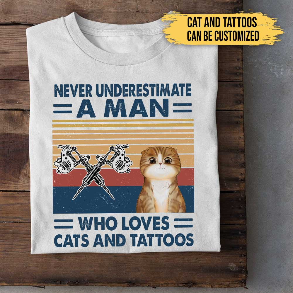 I Like Cats And Tattoos - Personalized Shirtwdwq eqw easdasd I Like Cats And Tattoos - Personalized Shirtewq wqe wqeaadk.