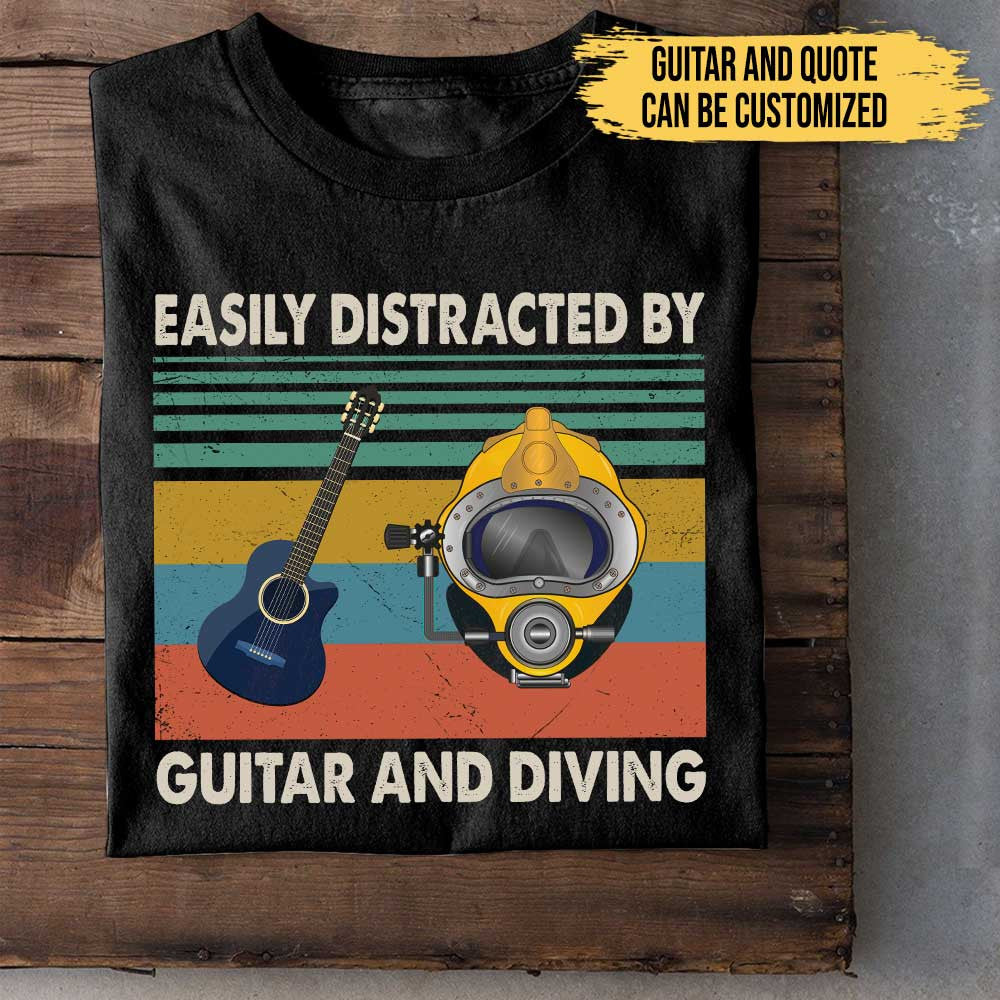 I Like Guitars And Diving - Personalized Shirtwdwq eqw easdasd I Like Guitars And Diving - Personalized Shirtewq wqe wqeaadk.