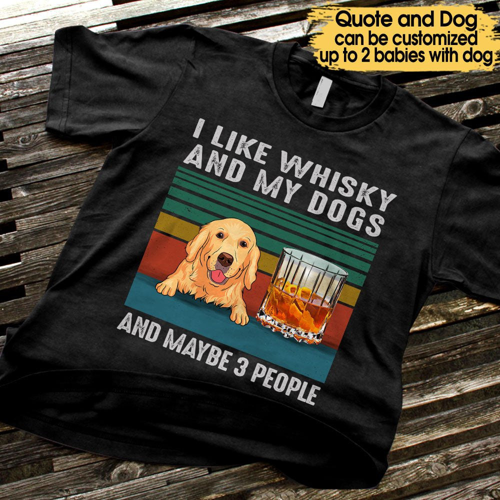 I Like Whisky And Dogs - Personalized Shirtwdwq eqw easdasd I Like Whisky And Dogs - Personalized Shirtewq wqe wqeaadk.