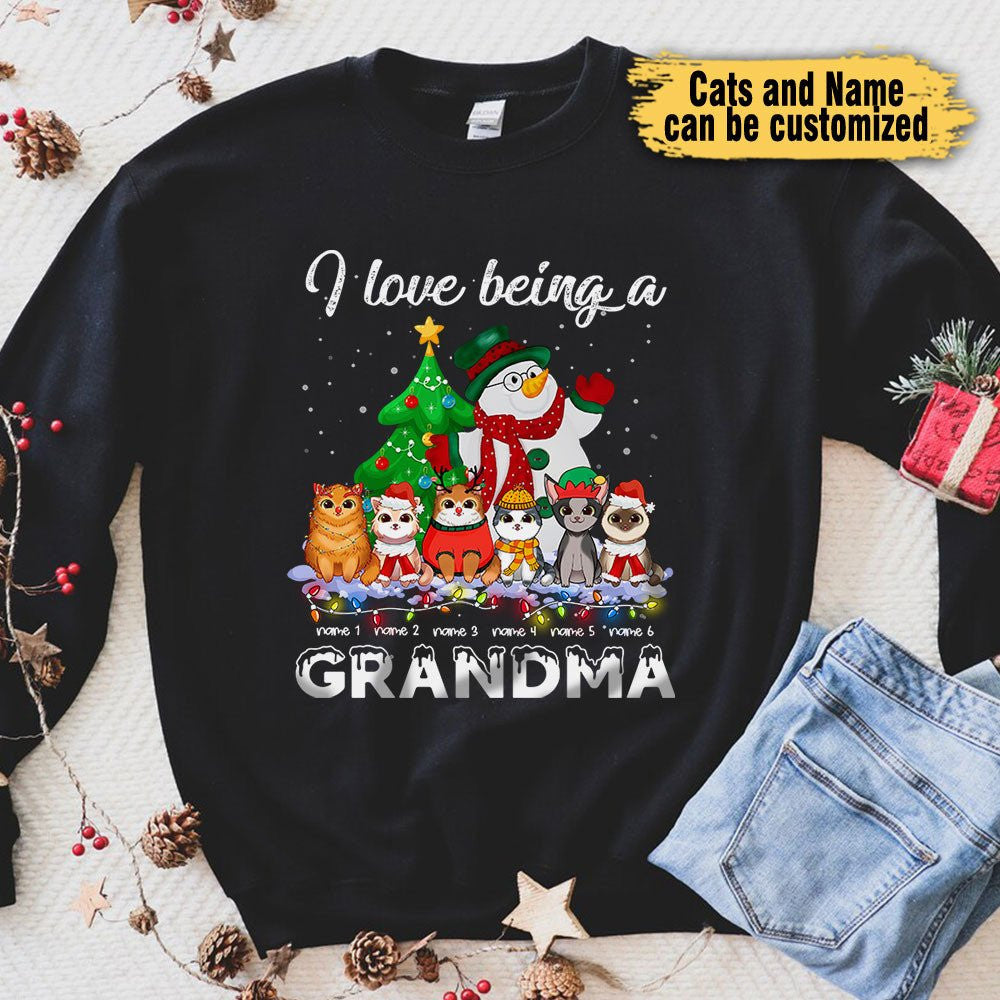 I Love Being A Grandma - Personalized Christmas Shirtwdwq eqw easdasd I Love Being A Grandma - Personalized Christmas Shirtewq wqe wqeaadk.