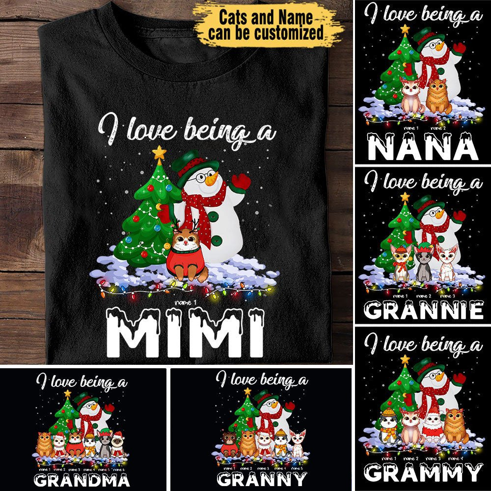I Love Being A Grandma - Personalized Christmas Shirtwdwq eqw easdasd I Love Being A Grandma - Personalized Christmas Shirtewq wqe wqeaadk.