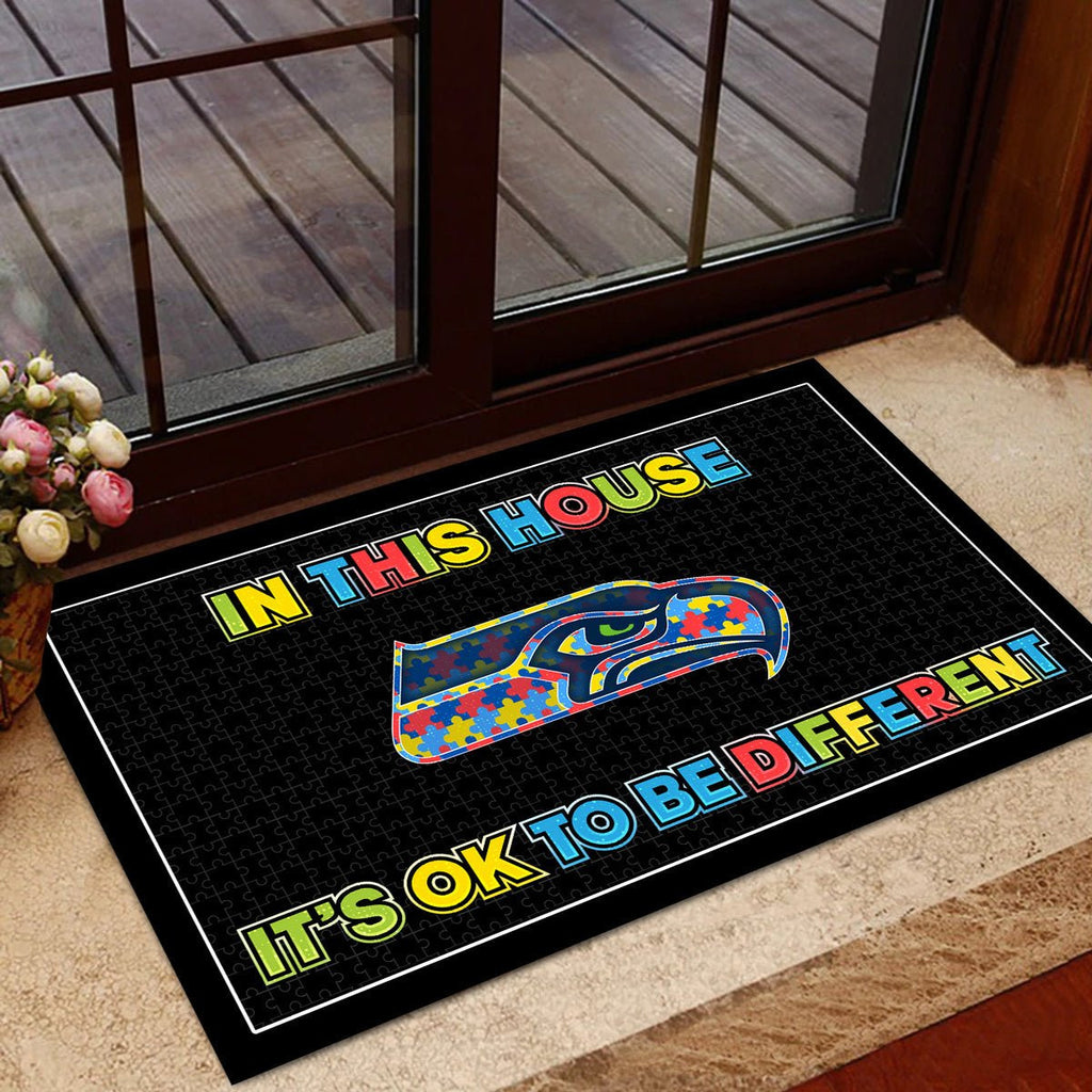 It's OK To Be Different - Customized Doormat - Anti Slip Indoor Doormat