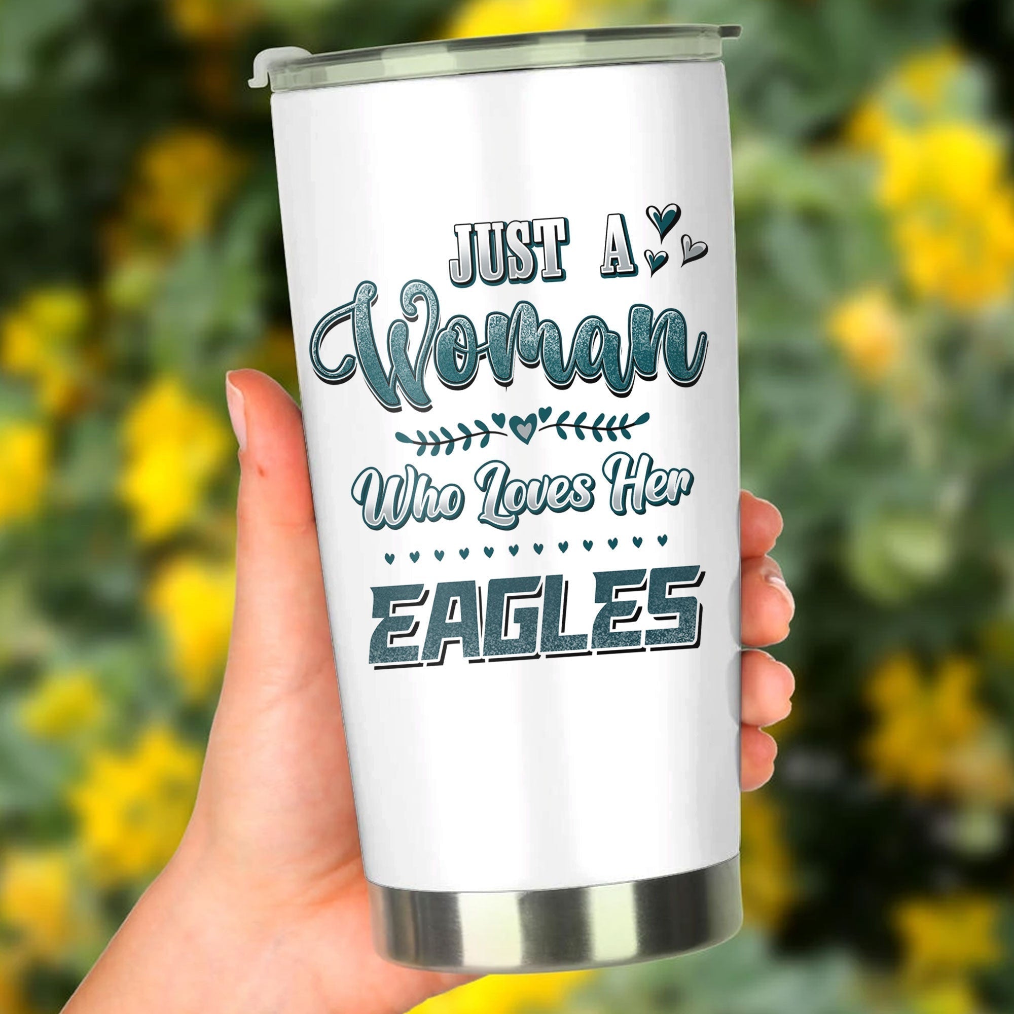 Just A Woman Who Loves Her Philadelphia Football Tumblerwdwq eqw easdasd Just A Woman Who Loves Her Philadelphia Football Tumblerewq wqe wqeaadk.