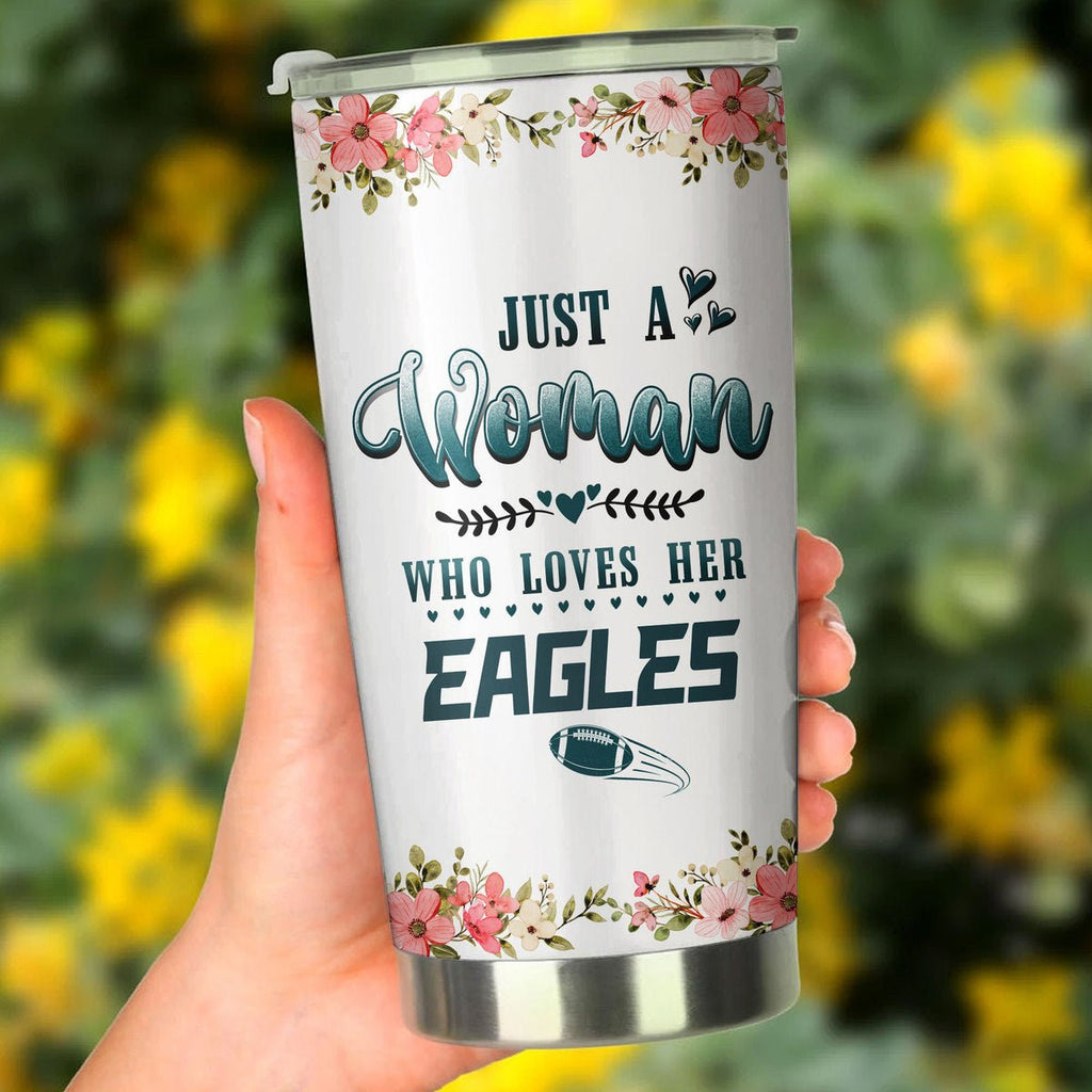 Just A Woman Who Loves Her Philadelphia Football Tumblerwdwq eqw easdasd Just A Woman Who Loves Her Philadelphia Football Tumblerewq wqe wqeaadk.