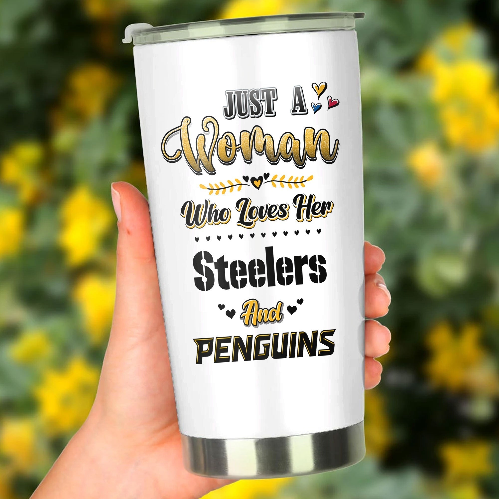 Just A Woman Who Loves Her Pittsburgh Football And Hockey Tumblerwdwq eqw easdasd Just A Woman Who Loves Her Pittsburgh Football And Hockey Tumblerewq wqe wqeaadk.
