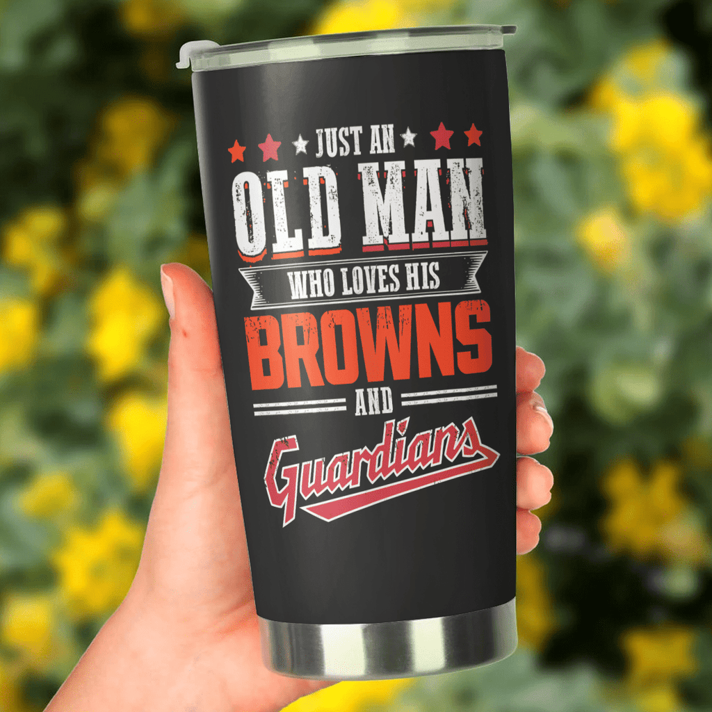 Just An Old Man Who Loves His Cleveland Foorball And Baseball Tumblerwdwq eqw easdasd Just An Old Man Who Loves His Cleveland Foorball And Baseball Tumblerewq wqe wqeaadk.