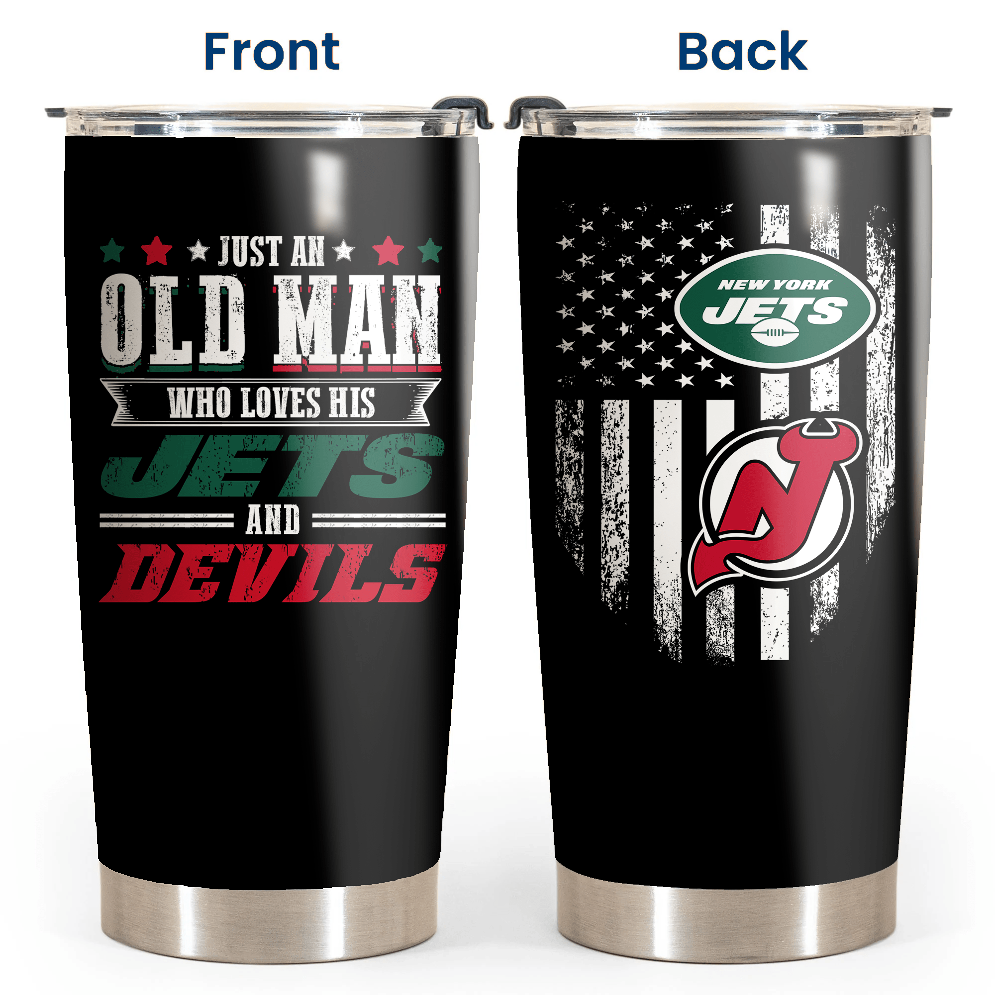 Just An Old Man Who Loves His New York J Football And New Jersey Hockey Tumblerwdwq eqw easdasd Just An Old Man Who Loves His New York J Football And New Jersey Hockey Tumblerewq wqe wqeaadk.