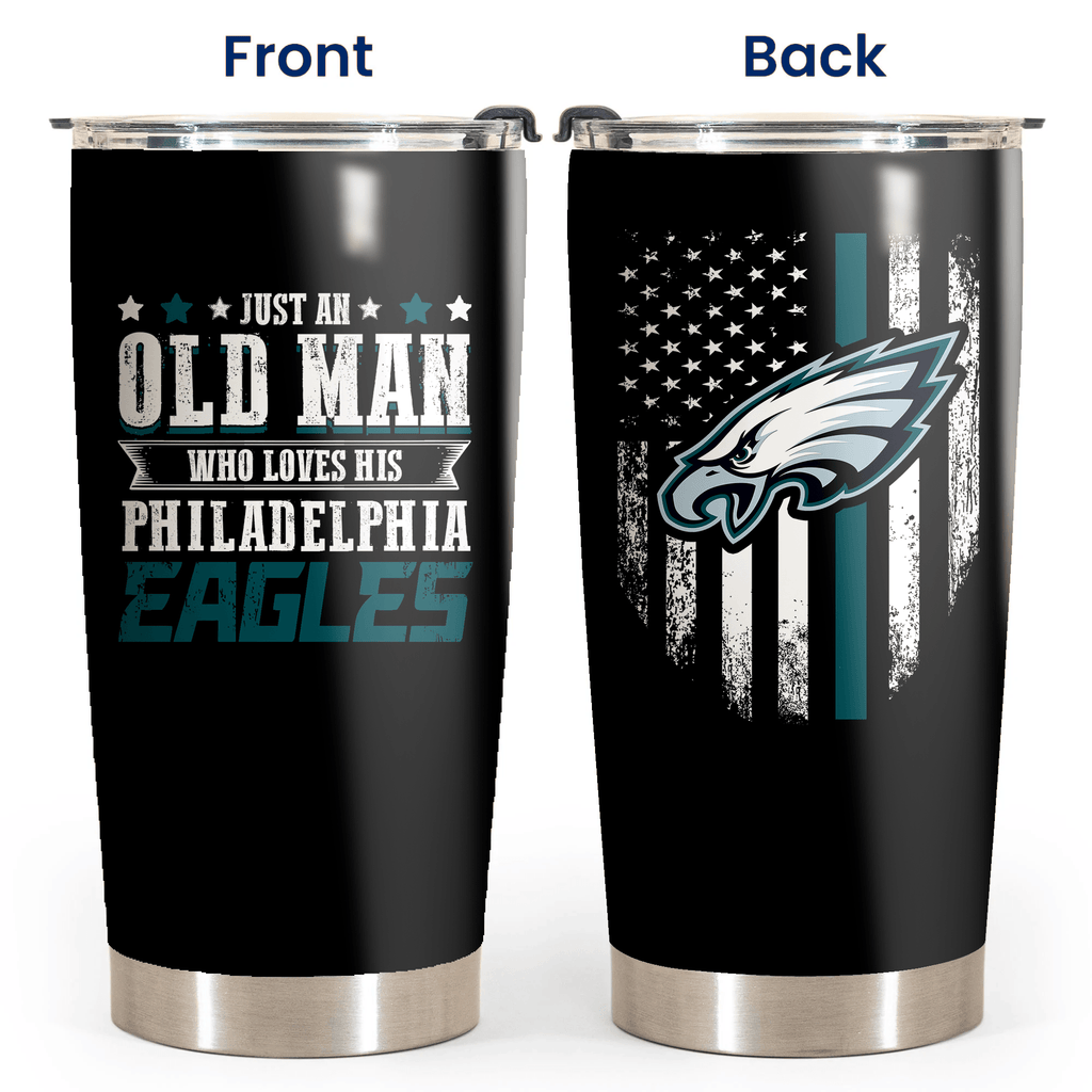 Just An Old Man Who Loves His Philadelphia Football Tumblerwdwq eqw easdasd Just An Old Man Who Loves His Philadelphia Football Tumblerewq wqe wqeaadk.