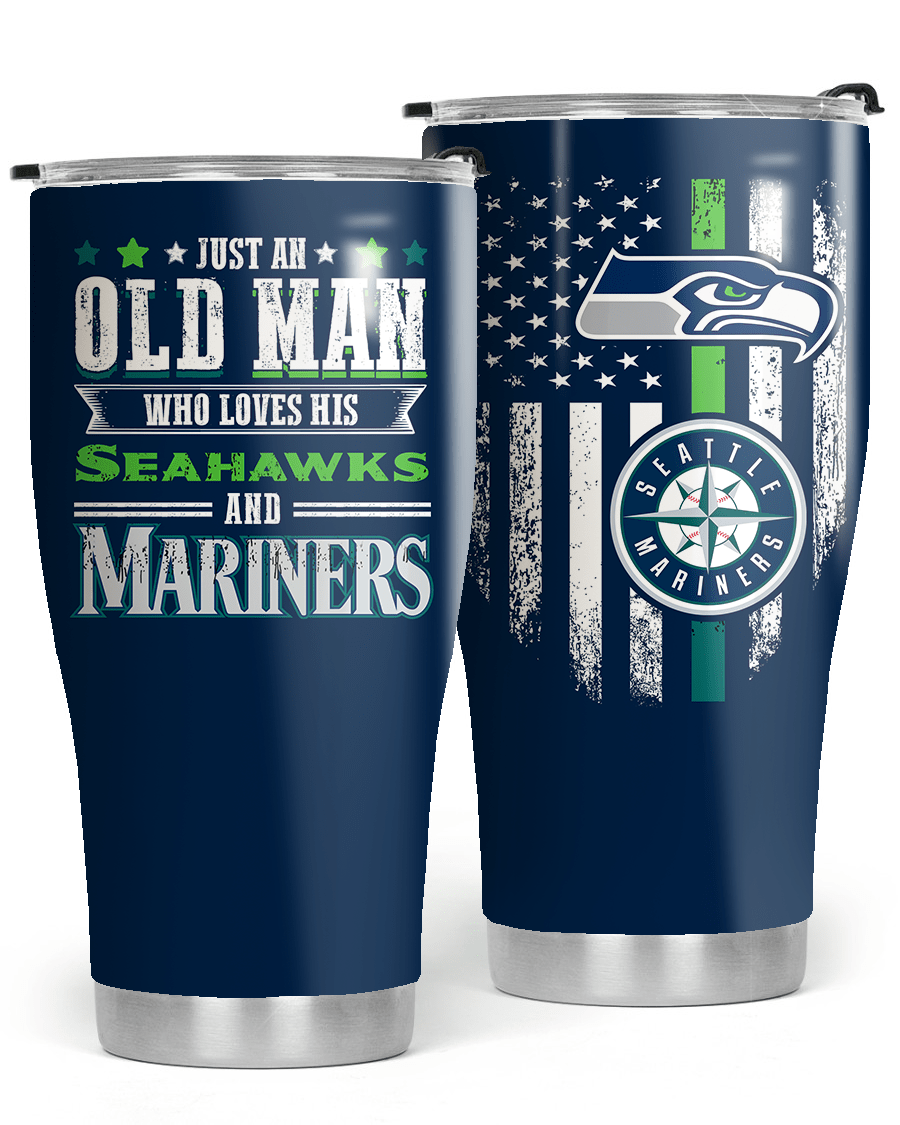 Just An Old Man Who Loves His Seattle Football And Baseball Tumblerwdwq eqw easdasd Just An Old Man Who Loves His Seattle Football And Baseball Tumblerewq wqe wqeaadk.