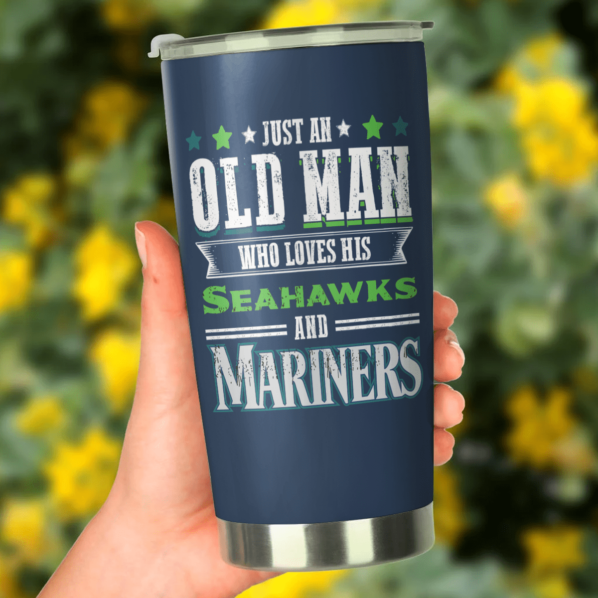 Just An Old Man Who Loves His Seattle Football And Baseball Tumblerwdwq eqw easdasd Just An Old Man Who Loves His Seattle Football And Baseball Tumblerewq wqe wqeaadk.