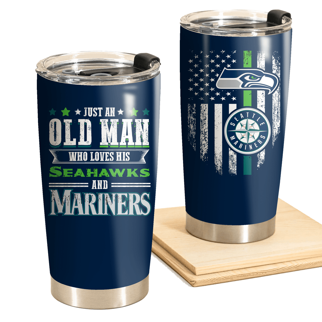 Just An Old Man Who Loves His Seattle Football And Baseball Tumblerwdwq eqw easdasd Just An Old Man Who Loves His Seattle Football And Baseball Tumblerewq wqe wqeaadk.