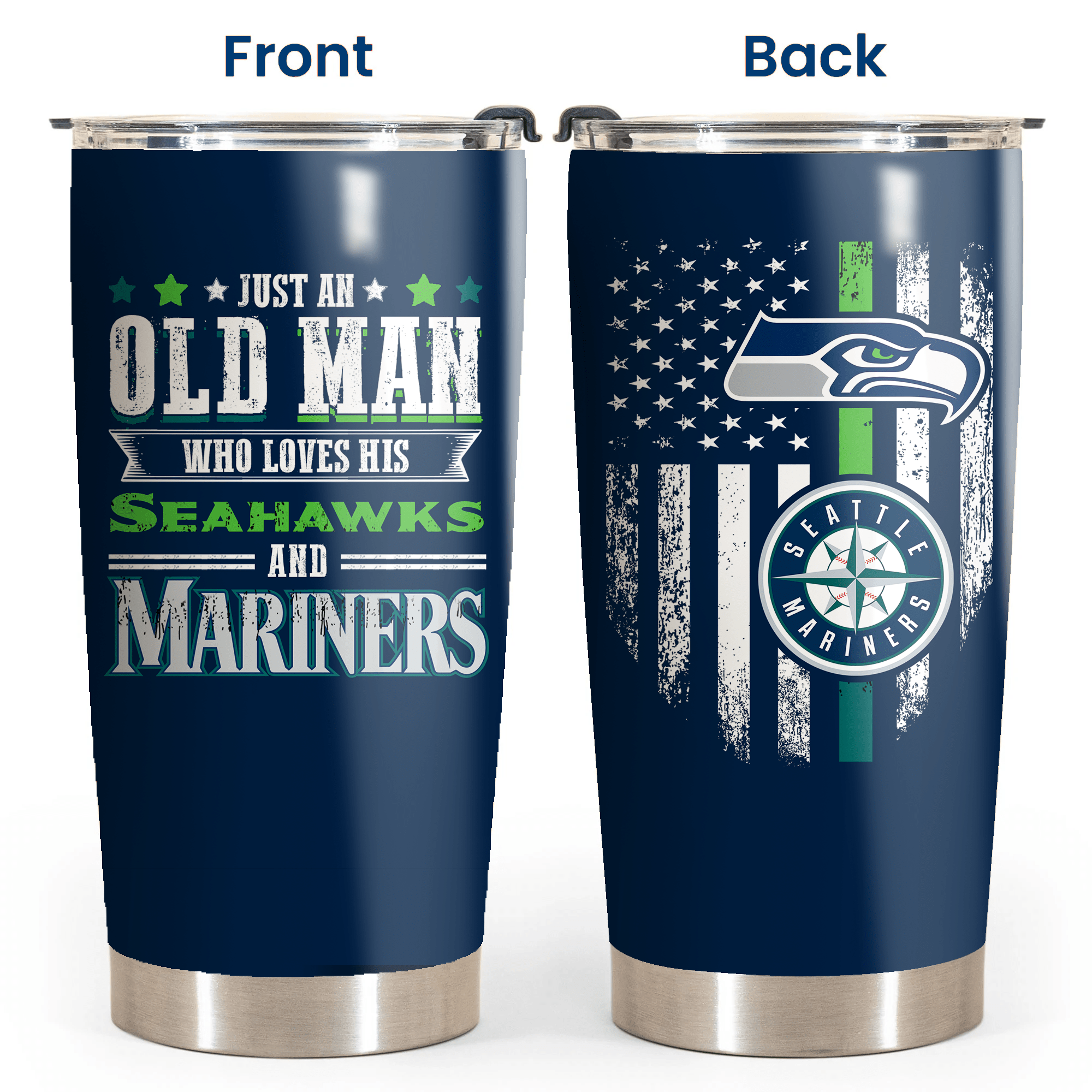 Just An Old Man Who Loves His Seattle Football And Baseball Tumblerwdwq eqw easdasd Just An Old Man Who Loves His Seattle Football And Baseball Tumblerewq wqe wqeaadk.