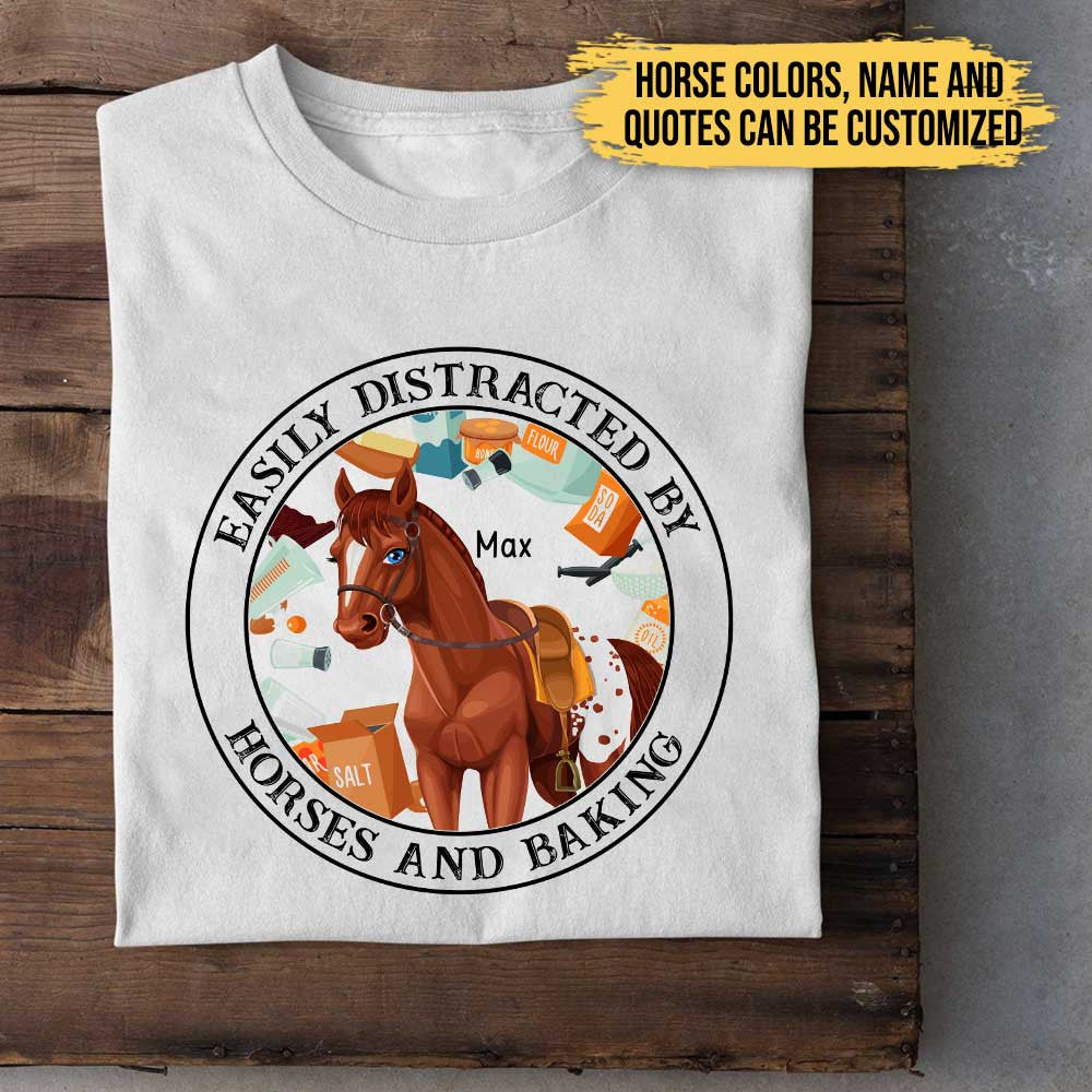 Love Horses And Baking - Personalized Shirtwdwq eqw easdasd Love Horses And Baking - Personalized Shirtewq wqe wqeaadk.