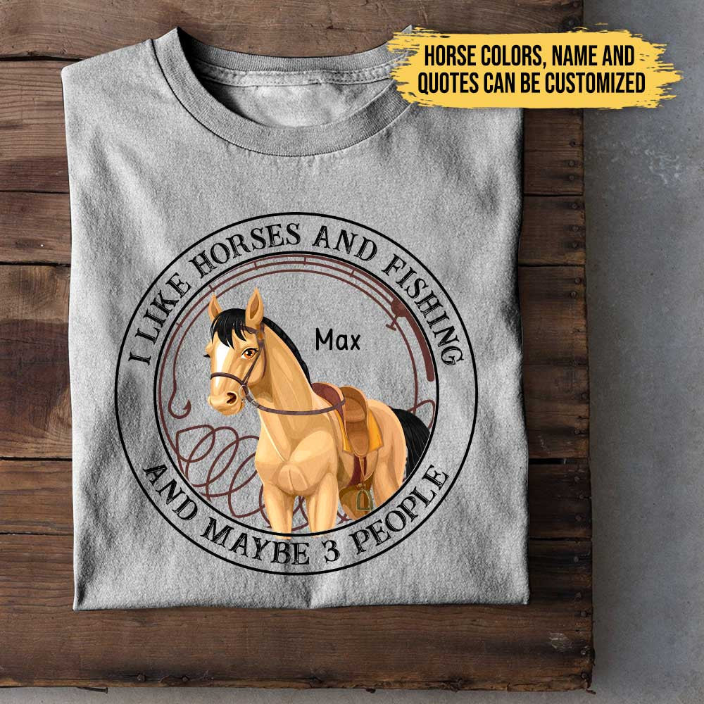 Love Horses And Fishing - Personalized Shirtwdwq eqw easdasd Love Horses And Fishing - Personalized Shirtewq wqe wqeaadk.
