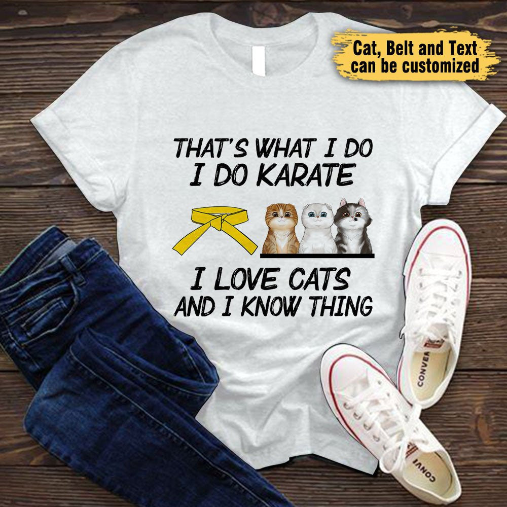 Love Karate And Cats - Personalized Shirtwdwq eqw easdasd Love Karate And Cats - Personalized Shirtewq wqe wqeaadk.