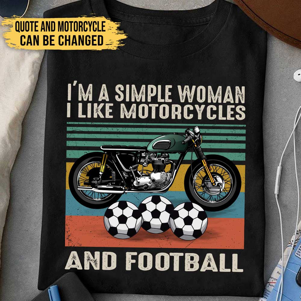 Love Motorcycles And Football - Personalized Shirtwdwq eqw easdasd Love Motorcycles And Football - Personalized Shirtewq wqe wqeaadk.