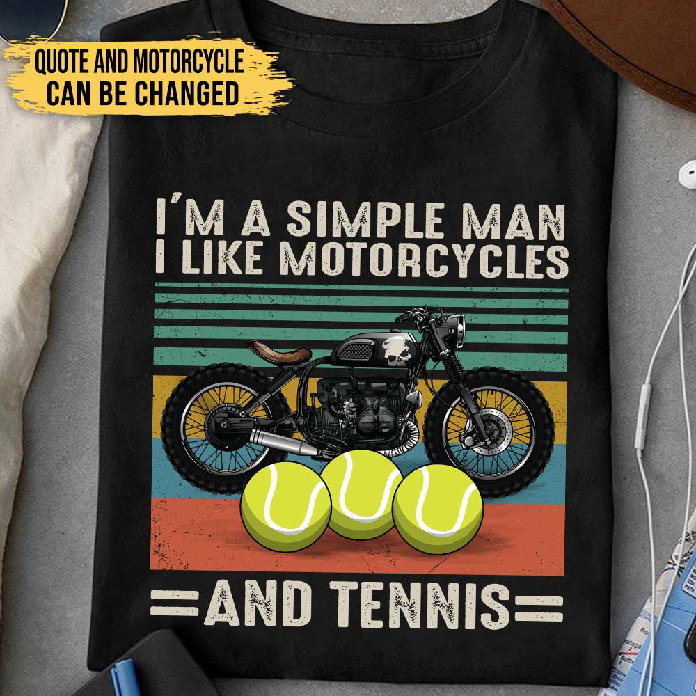 Love Motorcycles And Tennis - Personalized Shirtwdwq eqw easdasd Love Motorcycles And Tennis - Personalized Shirtewq wqe wqeaadk.