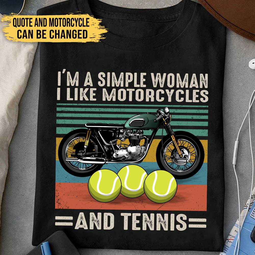 Love Motorcycles And Tennis - Personalized Shirtwdwq eqw easdasd Love Motorcycles And Tennis - Personalized Shirtewq wqe wqeaadk.