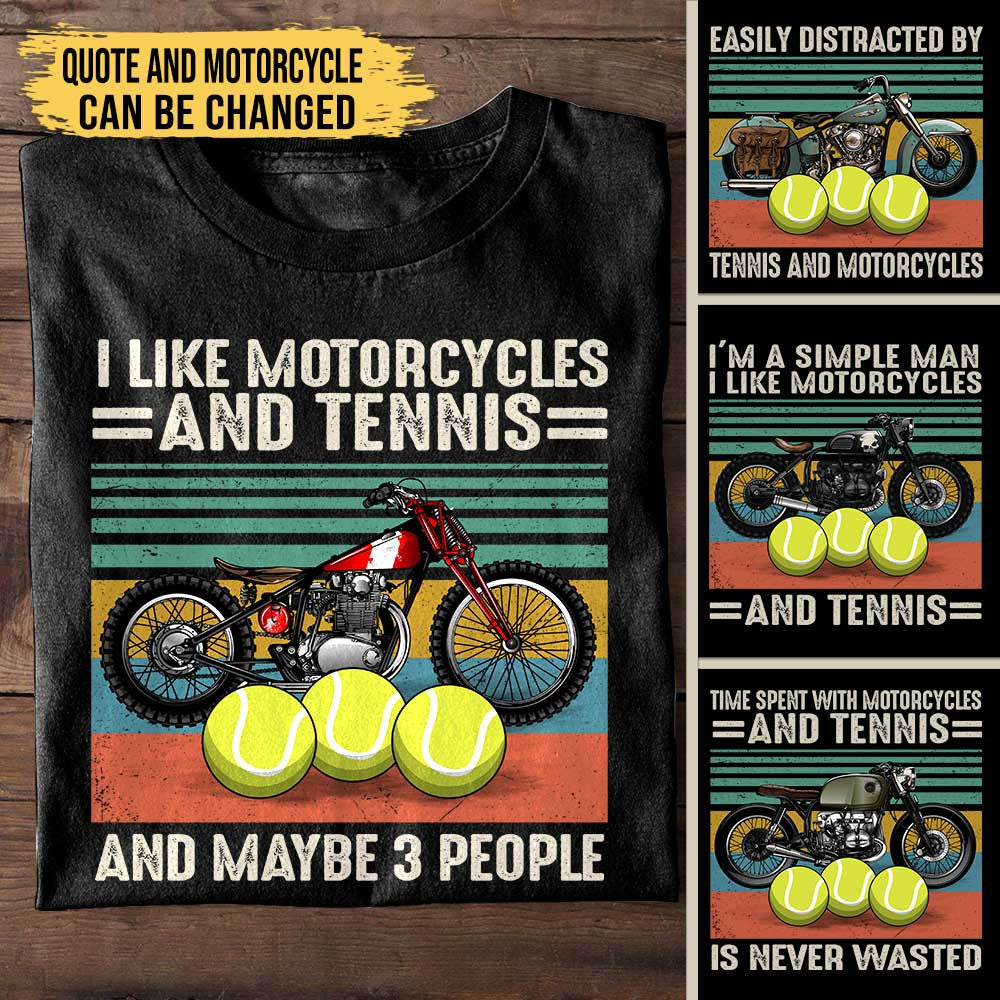 Love Motorcycles And Tennis - Personalized Shirtwdwq eqw easdasd Love Motorcycles And Tennis - Personalized Shirtewq wqe wqeaadk.